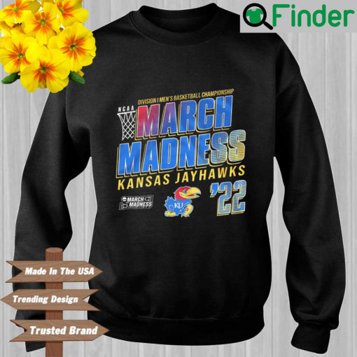 Kansas Jayhawks Division Mens Basketball Championship March Madness 22 sweatshirt