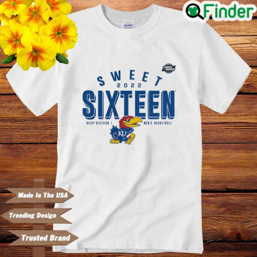 Kansas Jayhawks sweet 2022 sixteen NCAA division I mens basketball shirt