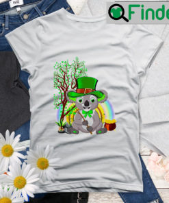 Koala Lover Leprechaun Hat Koala St. Patricks Day Shirt