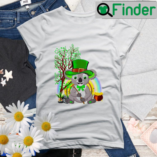 Koala Lover Leprechaun Hat Koala St. Patricks Day Shirt