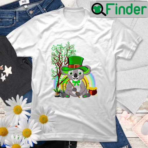 Koala Lover Leprechaun Hat Koala St. Patricks Day T Shirt