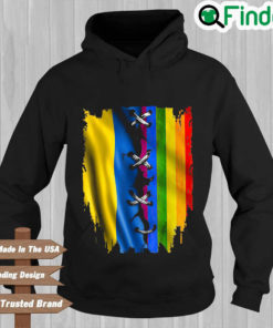 LGBT and Ukraine flag I stand with Ukraine Hoodie