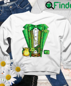 Leprechaun Costume St Patricks Day Boys Kids Men Shamrock Sweatshirt