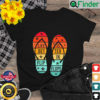 Life Is Better In Flip Flops Vintage Retro T Shirt
