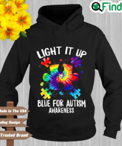 Light It Up Blue Autism Awareness Hoodie