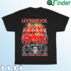 Liverpool Fc 130 Years 1892 2022 Signatures Youll Never Walk Alone T shirt