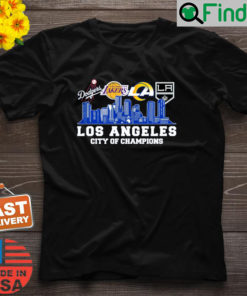 Los Angeles City Of Champions 2022 Shirt