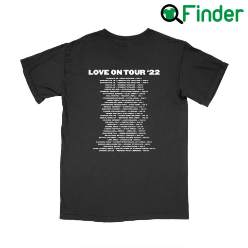 Love On Tour 2022 Date 2 Sided T Shirt