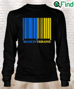 Made In Ukraine I Stand With Ukraine Ukrainian Flag Freedom Love Ukraine Long Sleeve