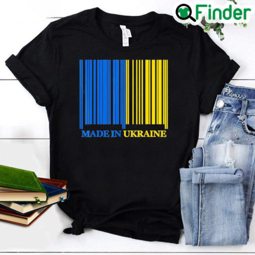 Made In Ukraine I Stand With Ukraine Ukrainian Flag Freedom Love Ukraine Shirt