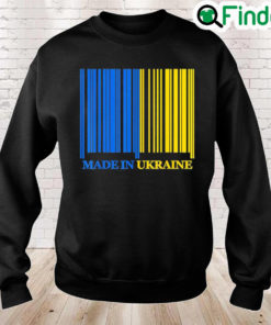 Made In Ukraine I Stand With Ukraine Ukrainian Flag Freedom Love Ukraine Sweatshirt