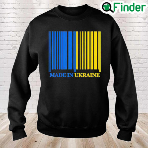 Made In Ukraine I Stand With Ukraine Ukrainian Flag Freedom Love Ukraine Sweatshirt