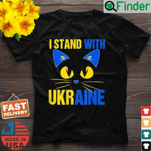 Me and my cat we Stand With Ukraine Ukrainian cat lover Shirt