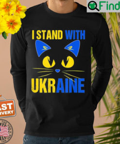 Me and my cat we Stand With Ukraine Ukrainian cat lover Sweatshirt