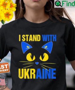 Me and my cat we Stand With Ukraine Ukrainian cat lover T Shirt