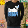 Mens Easter Brother Bunny Costume Family Matching Shirt