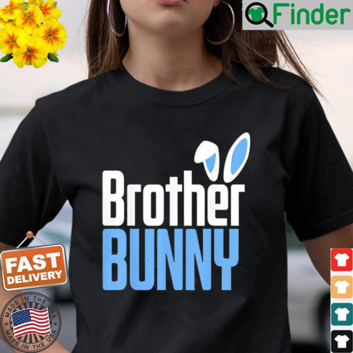 Mens Easter Brother Bunny Costume Family Matching T Shirt