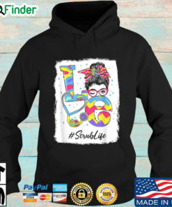 Messy bun love Scrublife Hoodie