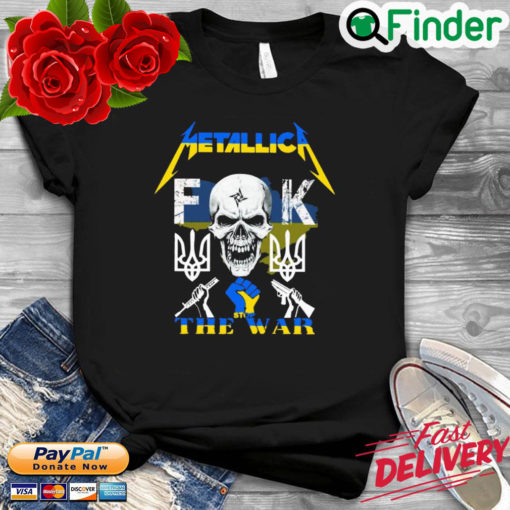 Metallica fuck stop the war shirt