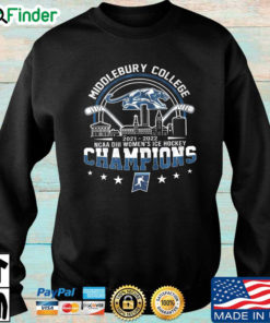 Middlebury College 2021 2022 NCAA DIII Womens ICE Hockey Champions sweatshirt