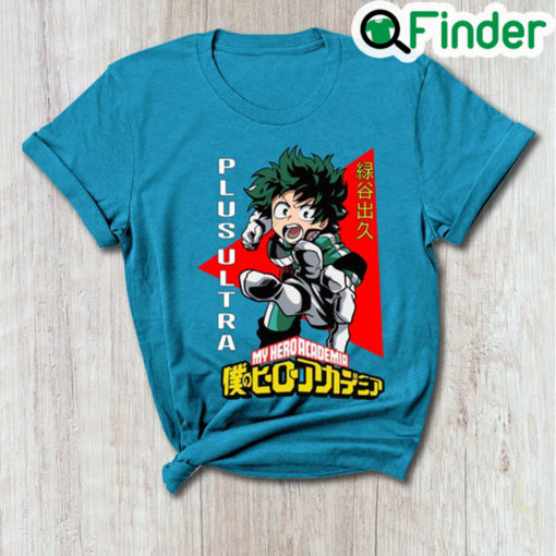 Midoriya Izuku Deku Custom Unisex Adult My Hero Academia Anime Boku no Hiro Akademia Plus Ultra T shirt