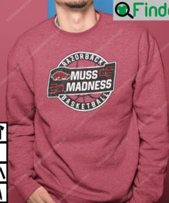 Muss Madness Sweatshirt Muss Madness Razorback Basketball Logo Tee