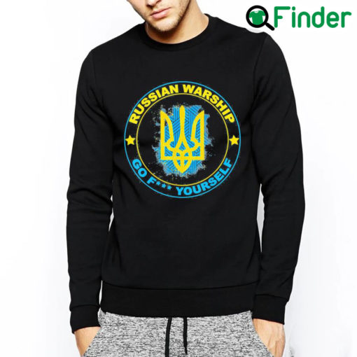 Nice I Stand With Ukraine Flag – Russian go f yourself Free Ukraine Sweatshirt