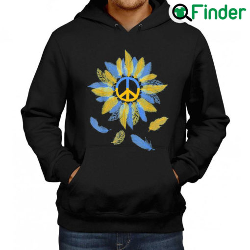 Nice Stop Russian Sunflower Ukraine Ukrainian Flag Ukraine Flag Pride Vintage Hoodie