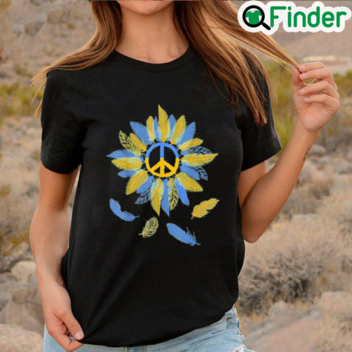 Nice Stop Russian Sunflower Ukraine Ukrainian Flag Ukraine Flag Pride Vintage Shirt