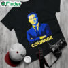 Nice hero Volodymyr Zelensky Stand With Ukraine Ukrainian Courage T Shirt