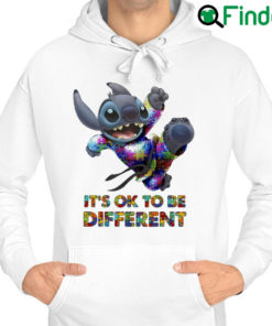 Nice official Baby Stitch Autism Its Ok to be different Hoodie