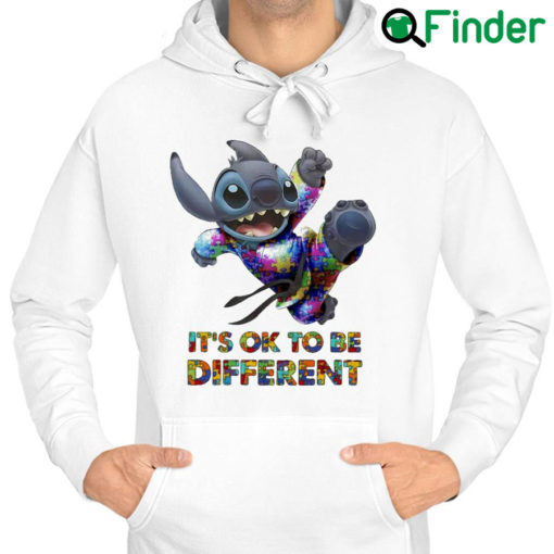 Nice official Baby Stitch Autism Its Ok to be different Hoodie