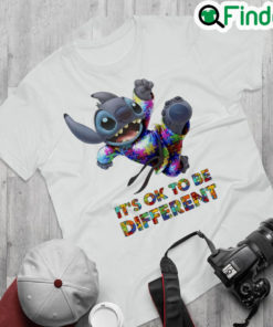 Nice official Baby Stitch Autism Its Ok to be different Shirt