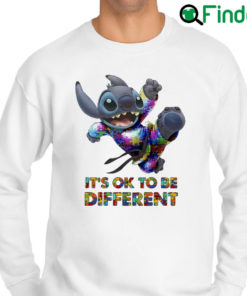 Nice official Baby Stitch Autism Its Ok to be different Sweatshirt