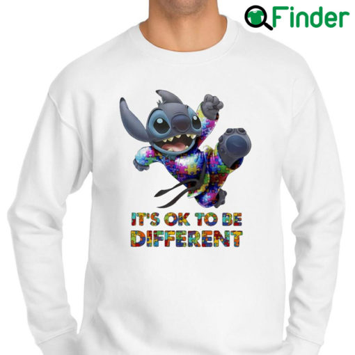 Nice official Baby Stitch Autism Its Ok to be different Sweatshirt