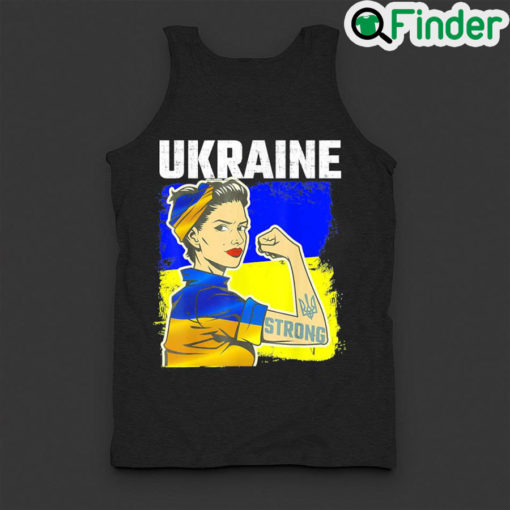 Nice ukrainian Flag Strong Ukraine Pride Women Free Ukraine Peace Ukraine Tank Top