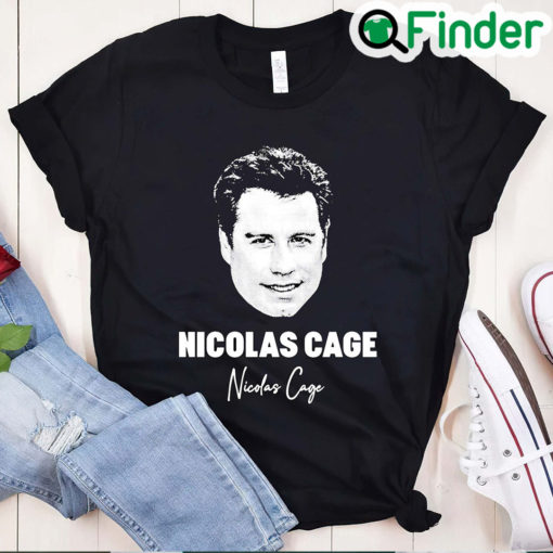 Nicolas Cage John Travolta The Adam Project Shirt