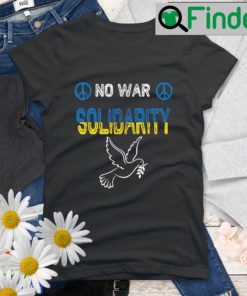 No War Solidarity America with Ukraine Shirt