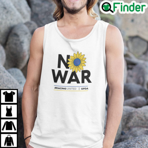 No War Tank Top No War Racing United GPDA