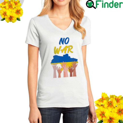 No War Ukraine Strong Hand Ukraine Flag Ukraine Free Ukraine Peace Ukraine T Shirt