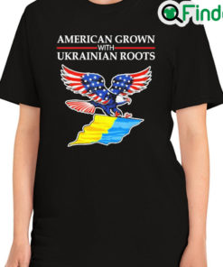 Official American Grown With Ukrainian Roots Vintage Shirt