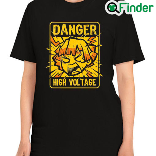 Official Danger High Voltage Demon Slayer Shirt