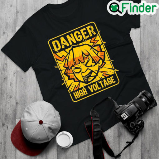 Official Danger High Voltage Demon Slayer T Shirt