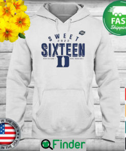 Official Duke Blue Devils basketball 2022 NCAA division I mens basketball Sweet Sixteen March Madness Champions Hoodie