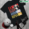 Official Eat Sleep Anime Repeat Demon Slayer Shirt