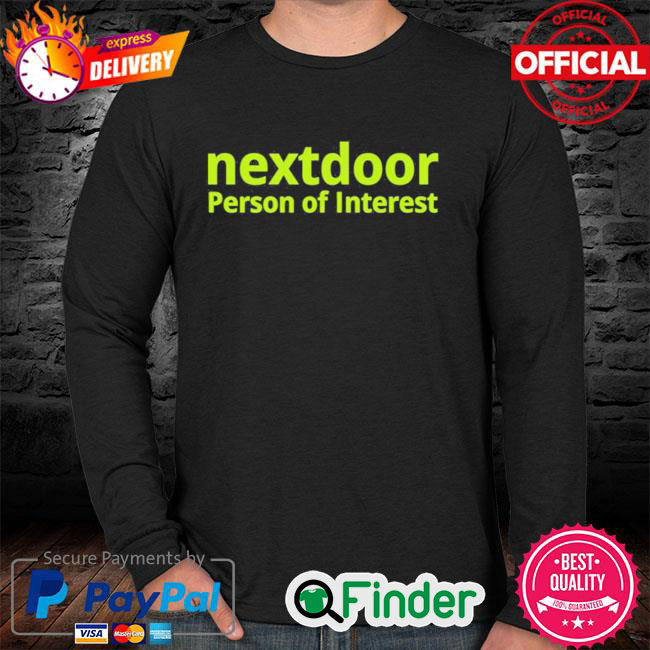 Official Eric Budd Nextdoor Person Of Interest Long Sleeve Official Eric Budd Nextdoor Person Of Interest Long Sleeve