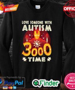 Official Love someone with Autism 3000 time Hoodie