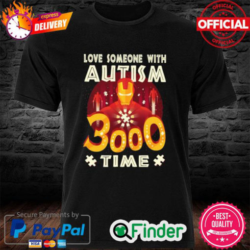 Official Love someone with Autism 3000 time Long Sleeve