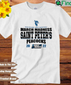 Official NCAA Division Mens Basketball March Madness Saint Peters Peacocks 2022 shirt