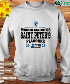 Official NCAA Division Mens Basketball March Madness Saint Peters Peacocks 2022 sweatshirt